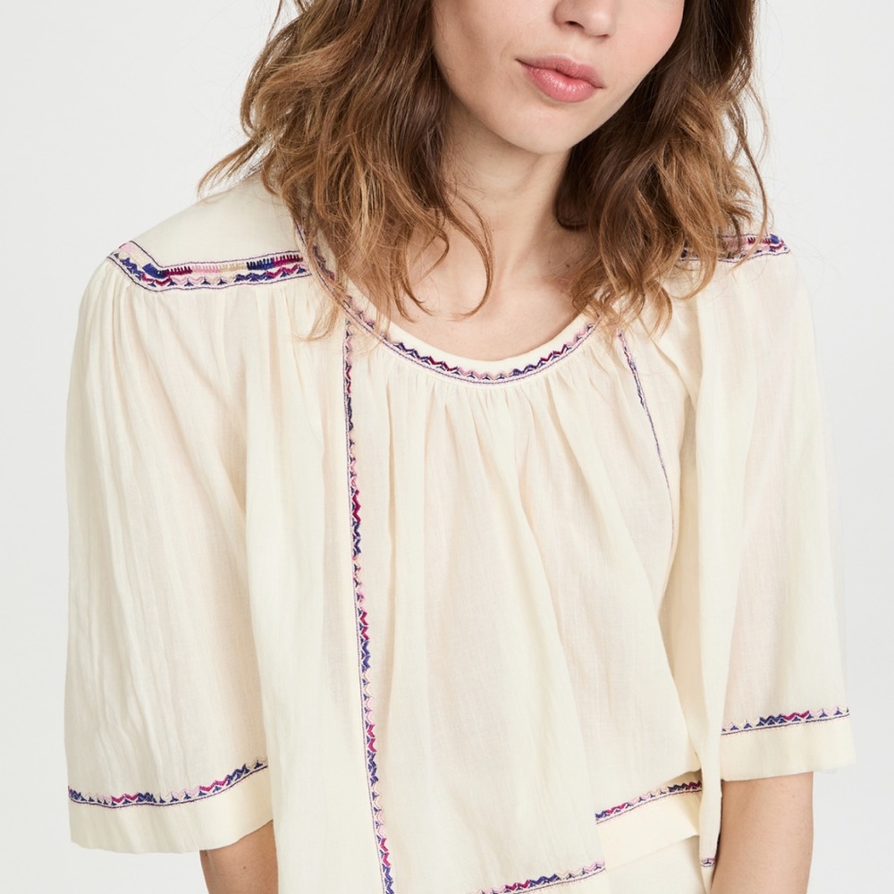 Isabel Marant Etoile fame blouse in Ecru size 38